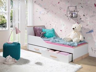 Кровать Rosa, 90x200 см + прикроватные ящики цена и информация | Кровати | pigu.lt
