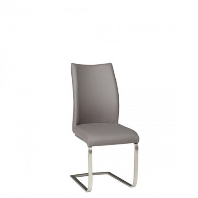 2-jų kėdžių komplektas Forte Liguria, pilkas kaina ir informacija | Virtuvės ir valgomojo kėdės | pigu.lt