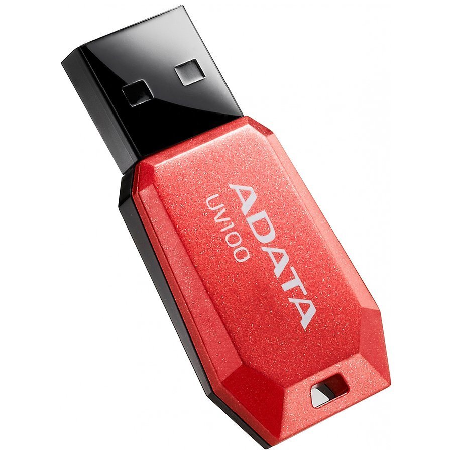 Atmintinė A-data UV100 32GB, USB 2.0, Raudona kaina ir informacija | USB laikmenos | pigu.lt