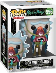Фигурка Funko POP Animation: Rick & Morty Rick With Glorzo, 1 шт. цена и информация | Игрушки для мальчиков | pigu.lt