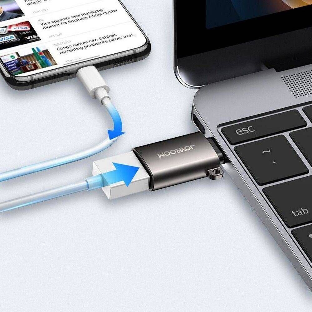 Adapteris Joyroom S-H151, USB-C/USB-A kaina ir informacija | Adapteriai, USB šakotuvai | pigu.lt