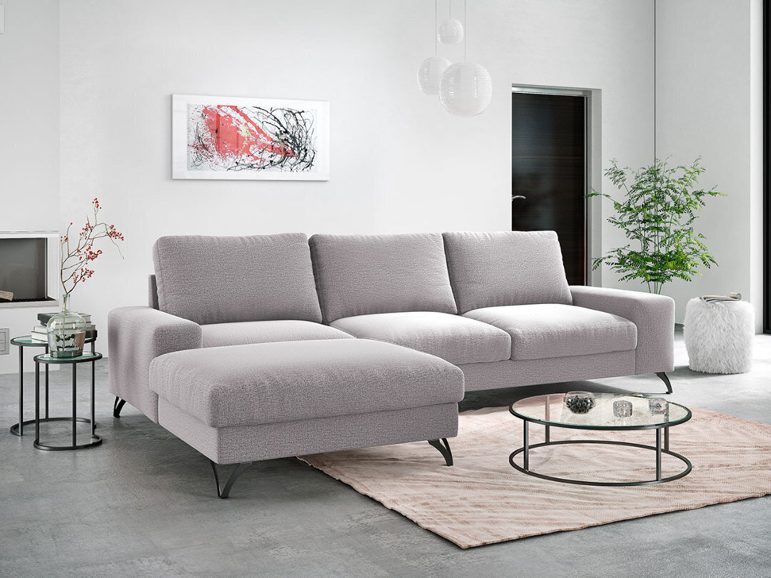 Kampinė sofa-lova Flavio kaina ir informacija | Minkšti kampai | pigu.lt