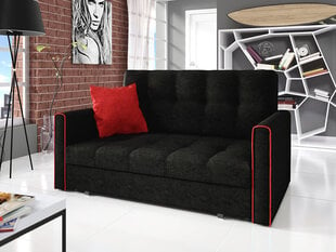Sofa Viva Bis 3, juoda kaina ir informacija | Sofos | pigu.lt