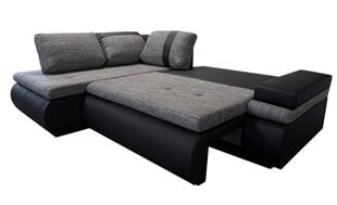 Kampinė sofa-lova Oslo Mini, pilka kaina ir informacija | Sofos | pigu.lt