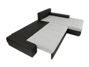 Kampinė sofa-lova Orkan, juoda kaina ir informacija | Sofos, sofos-lovos | pigu.lt