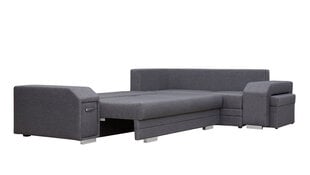 Угловой диван-кровать Alvares, серый цена и информация | Угловые диваны | pigu.lt