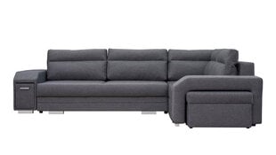 Угловой диван-кровать Alvares, серый цена и информация | Угловые диваны | pigu.lt