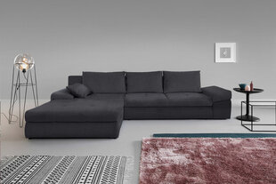 Угловой диван-кровать Bono BX, чёрный цена и информация | Угловые диваны | pigu.lt