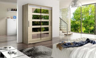 Шкаф с раздвижными дверями WESTA / PRESTO V + LED цена и информация | Шкафы | pigu.lt