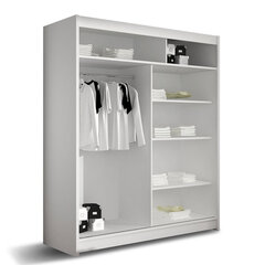 Шкаф с раздвижными дверями WESTA / PRESTO VI + LED цена и информация | Шкафы | pigu.lt