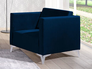 Svetainės fotelis Safir, mėlynas kaina ir informacija | Svetainės foteliai | pigu.lt
