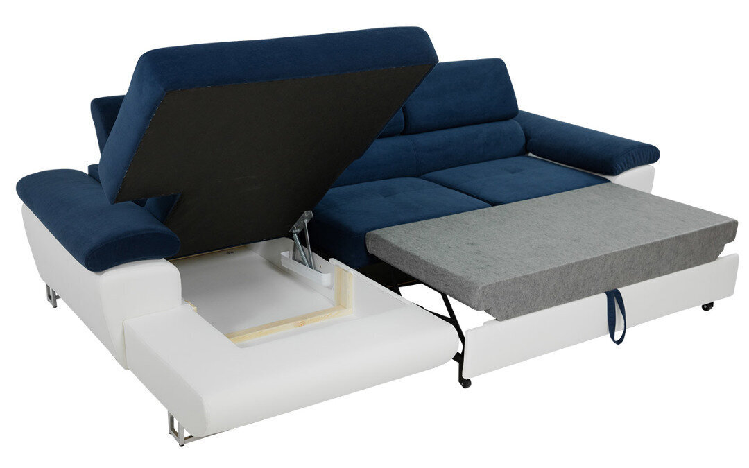 Kampinė sofa-lova COTERE MINI + LED kaina ir informacija | Minkšti kampai | pigu.lt