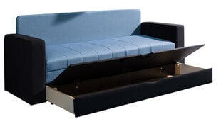 Sofa-lova Mirjan Calabrini, pilka/juoda kaina ir informacija | Sofos | pigu.lt