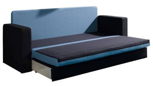 Диван-кровать Mirjan Calabrini, серый/черный цена и информация | Диваны | pigu.lt