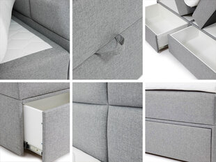 Kontinentinė lova GARDA LUX 160x200 cm kaina ir informacija | Lovos | pigu.lt