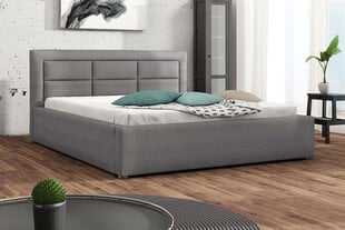 Кровать Clasic 120x200 см с выдвижным основанием, серый цена и информация | Кровати | pigu.lt