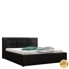 Кровать Clasic 120x200 см с выдвижным основанием, черная цена и информация | Кровати | pigu.lt