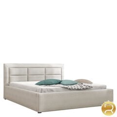 Кровать Clasic 200x200 см с выдвижным основанием, серая цена и информация | Кровати | pigu.lt