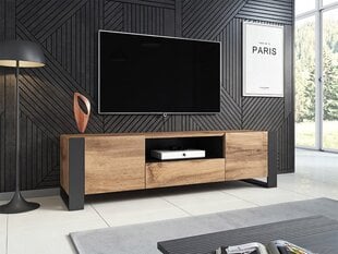 TV spintelė Wood, ruda kaina ir informacija | TV staliukai | pigu.lt