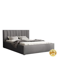 Lova Ideal 200x200cm, pilkos spalvos kaina ir informacija | Lovos | pigu.lt