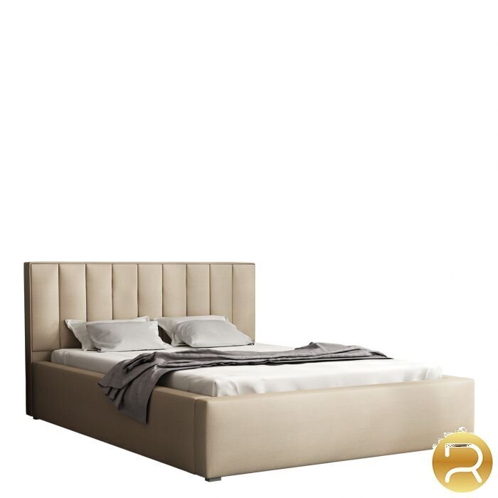 Lova Ideal 200x200cm, smėlio spalvos kaina ir informacija | Lovos | pigu.lt