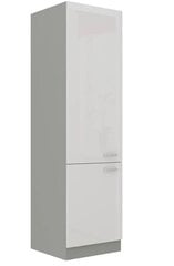 Virtuvės spintelė Mirjan Bianco 60 DK- 210 2F Multiline, pilka kaina ir informacija | Virtuvinės spintelės | pigu.lt