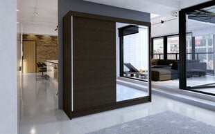 Spinta ADRK Furniture Talin I, juoda kaina ir informacija | Spintos | pigu.lt