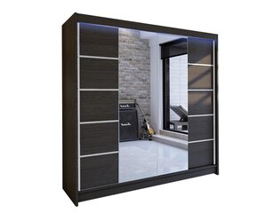 Spinta ADRK Furniture Talin V, juoda kaina ir informacija | Spintos | pigu.lt