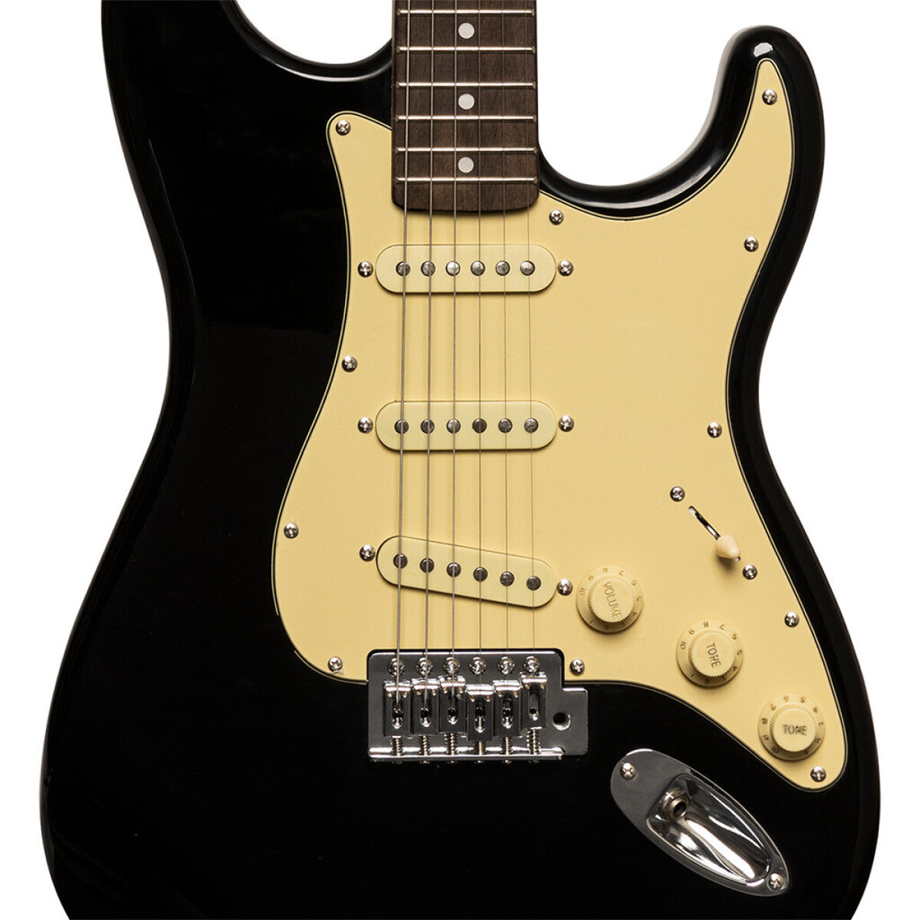 Elektrinė gitara Stagg SES-30 BK kaina ir informacija | Gitaros | pigu.lt