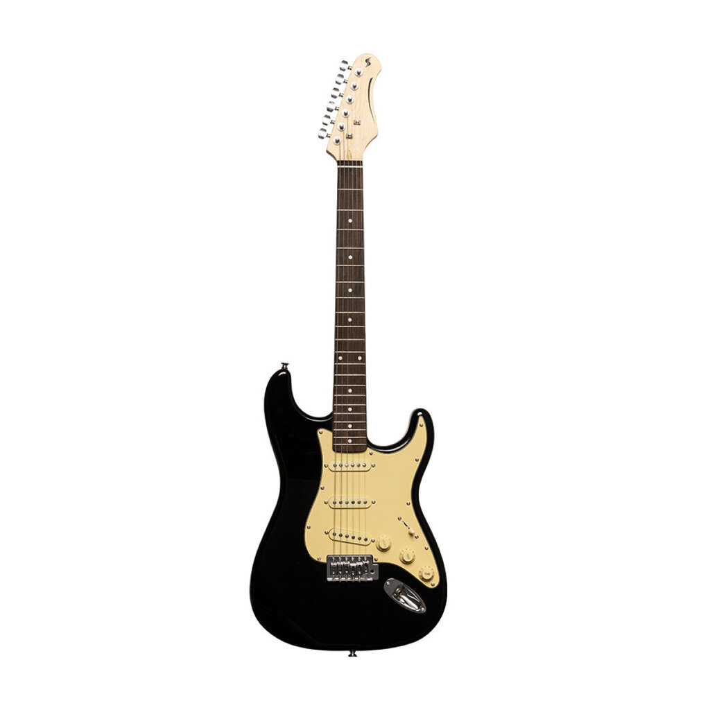 Elektrinė gitara Stagg SES-30 BK kaina ir informacija | Gitaros | pigu.lt