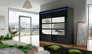 Шкаф с раздвижными дверями Bega III 180 см + LED цена и информация | Шкафы | pigu.lt