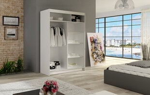 Шкаф Miami IV + LED подсветка цена и информация | Шкафы | pigu.lt