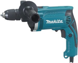 Ударная дрель Makita HP1631K, с чемоданом цена и информация | Шуруповерты, дрели | pigu.lt