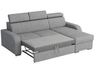 Kampinė sofa-lova Osle, ruda kaina ir informacija | Sofos | pigu.lt