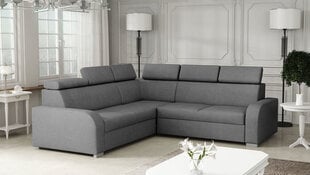 Kampinė sofa-lova Osle, pilka kaina ir informacija | Sofos | pigu.lt