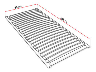 Основание кровати EASYPACK 80x200см цена и информация | Кровати | pigu.lt