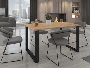 Стол Imperial, 90x138 см, коричневый цена и информация | Кухонные и обеденные столы | pigu.lt