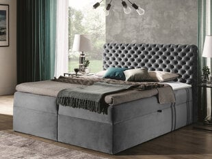 Континентальная кровать CHESTERFIELD 120x200 + наматрасник цена и информация | Кровати | pigu.lt