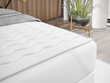 Kontinentinė lova Black Red White Rebos, smėlio spalvos kaina ir informacija | Lovos | pigu.lt