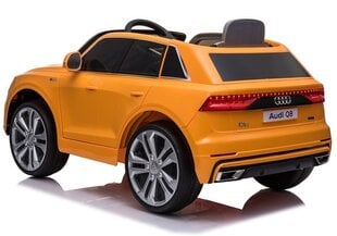  Электрический внедорожник для детей Audi Q8, желтый цена и информация | Электромобили для детей | pigu.lt