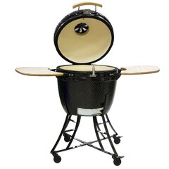 Keraminė kepsninė Kamado Nordgarden 26" 66 cm, juoda kaina ir informacija | Kamado Nordgarden Sportas, laisvalaikis, turizmas | pigu.lt