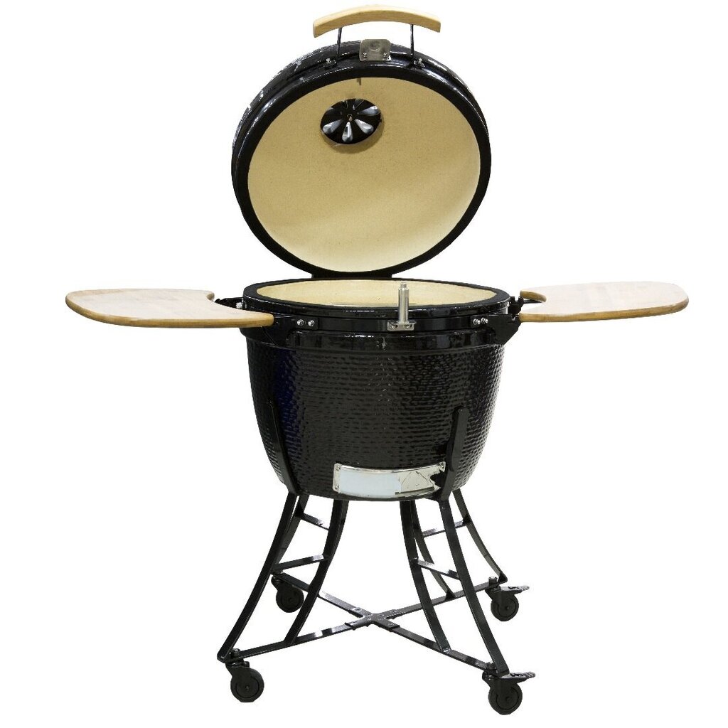 Keraminė kepsninė Kamado Nordgarden 26" 66 cm, juoda цена и информация | Kepsninės, griliai | pigu.lt