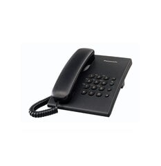 Panasonic KX-TS500FXB, juodas kaina ir informacija | Stacionarūs telefonai | pigu.lt