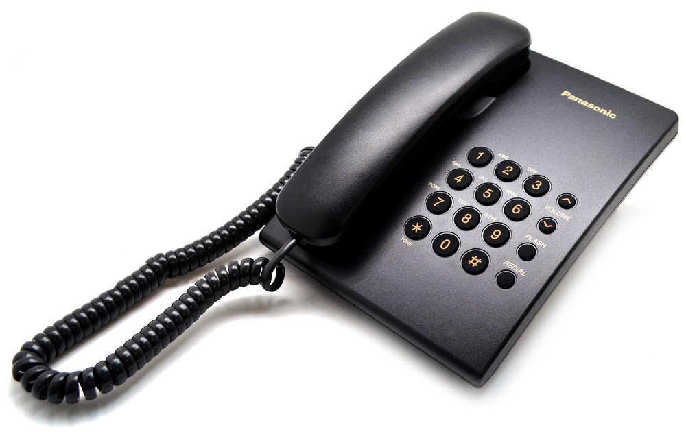 Panasonic KX-TS500FXB, juodas kaina ir informacija | Stacionarūs telefonai | pigu.lt