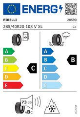 Pirelli P Zero Winter 285/40 R20 108V XL kaina ir informacija | Žieminės padangos | pigu.lt
