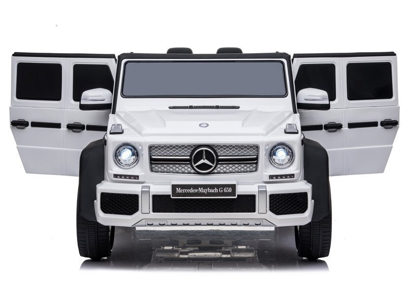 Elektrinis visureigis Mercedes A100, baltas kaina ir informacija | Elektromobiliai vaikams | pigu.lt