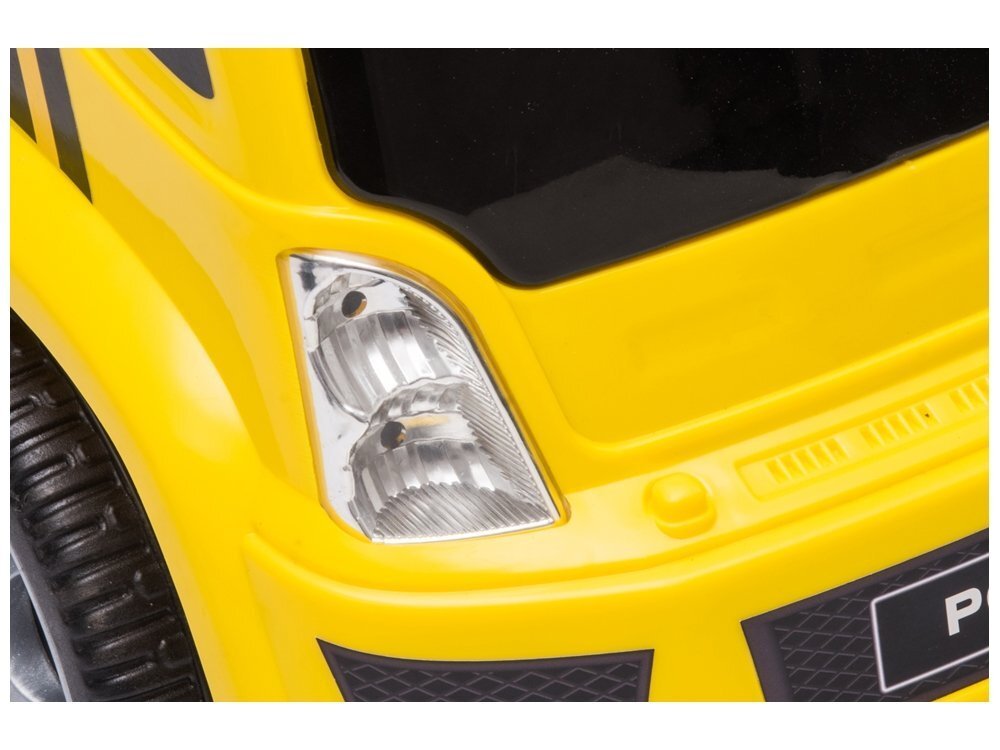 Baterijomis varomas cemento maišytuvo žaislinis sunkvežimis Lean Toys, geltonas цена и информация | Žaislai kūdikiams | pigu.lt