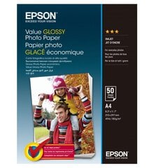 EPSON Value Photo Paper A4 50 lapų цена и информация | Аксессуары для принтера | pigu.lt