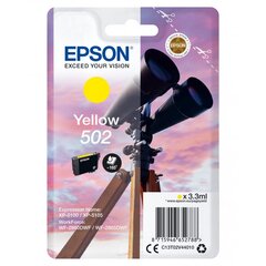 Originali rašalo kasetė Epson T502 Geltona kaina ir informacija | Kasetės rašaliniams spausdintuvams | pigu.lt