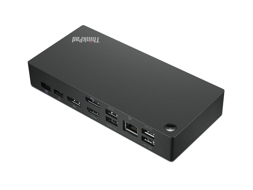 Lenovo 40AY0090EU USB-C docking station цена и информация | Adapteriai, USB šakotuvai | pigu.lt